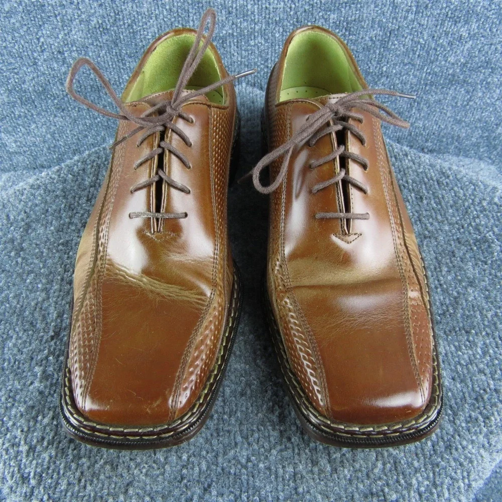 Stacy Adams Men's Oxfords Brown Leather Size 10M Gently‎ Used 2025